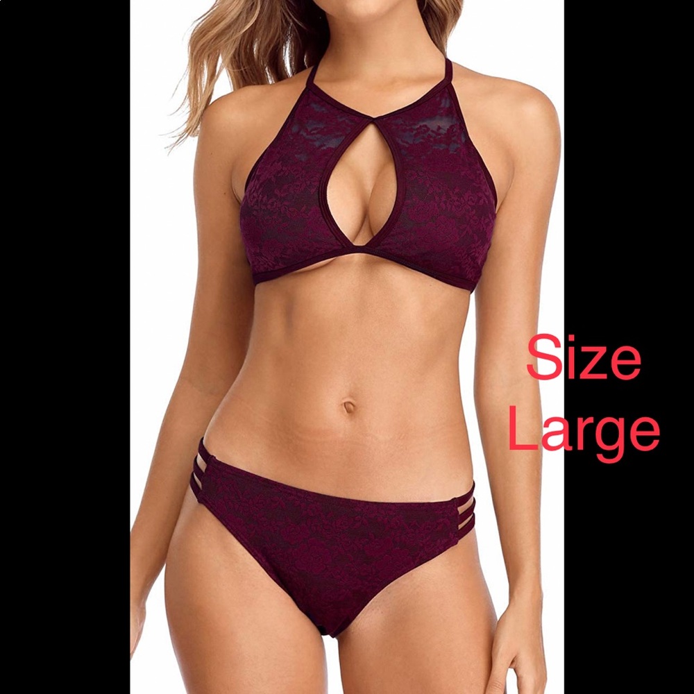 Lacey key hole Bikini